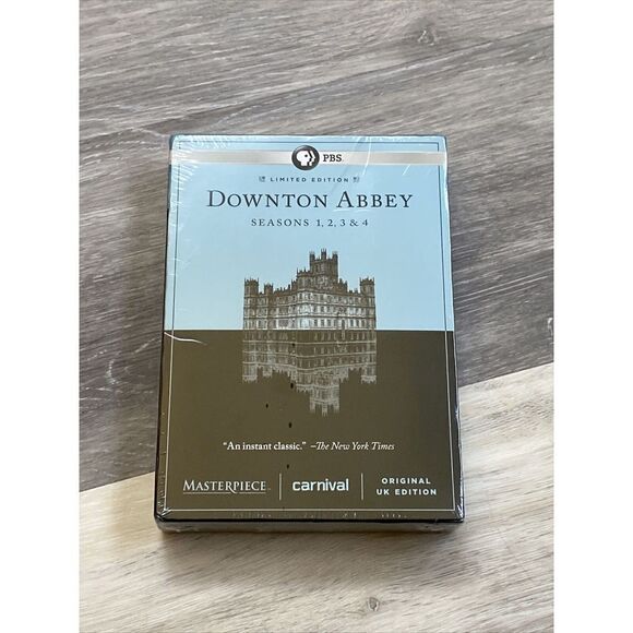 NEW SEALED Downtown Abbey Seasons 1, 2, 3,&4 Limited Edition Original UK DVD Set - Picture 1 of 2